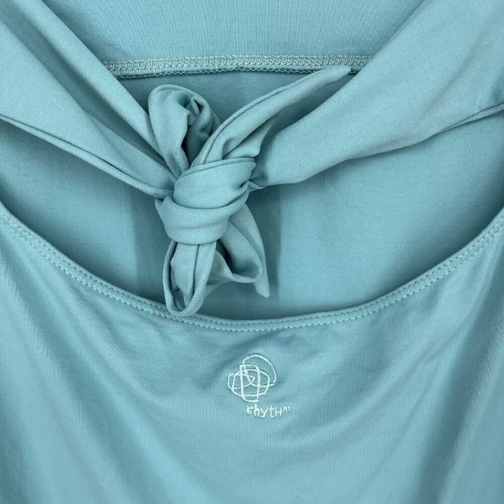 Patagonia Womens Athletic Morning Glory Dress Size M Blue Tie Back Halter Active - Picture 4 of 12